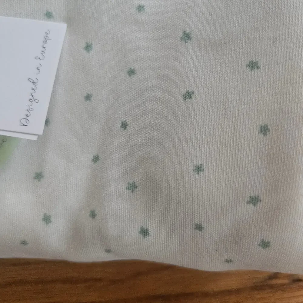 NWT Stellou & Friends 100% Cotton Star Swaddle Sleep Sack Babies OSFM   Neutral